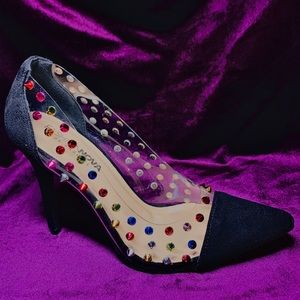 Black And Transparent Shoes - NWT